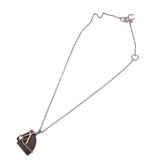 エルメス HERMES シュヴァルネックレス メタル　ウッド アクセサリー