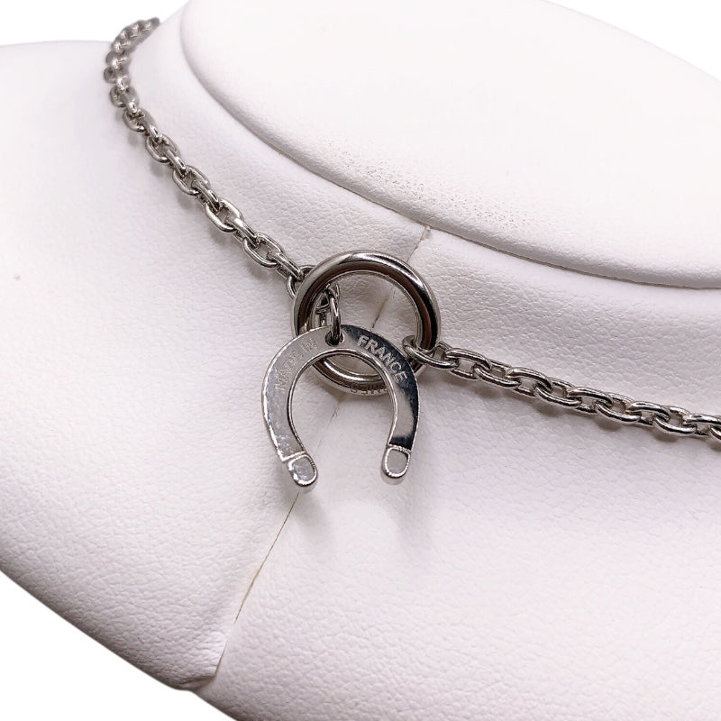 エルメス HERMES シュヴァルネックレス メタル　ウッド アクセサリー