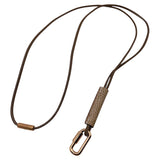 エルメス HERMES キュリオジテ ネックレス ピンクゴールド メタル　リザード　 アクセサリー