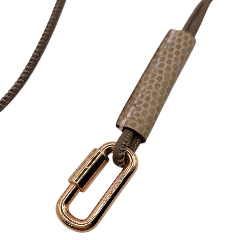 エルメス HERMES キュリオジテ ネックレス ピンクゴールド