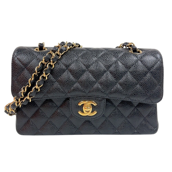 シャネル CHANEL マトラッセ23 A01113 ブラック ゴールド金具 キャビアスキン レディース ショルダーバッグ
