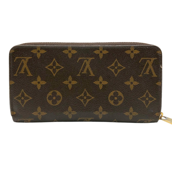 ルイ・ヴィトン LOUIS VUITTON ジッピーウォレット M41894 ブラウン　ゴールド金具 モノグラム・キャンバス レディース 長財布