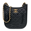 シャネル CHANEL マトラッセ　ホーボー AS4532 ブラック　ゴールド金具 ラム レディース ショルダーバッグ