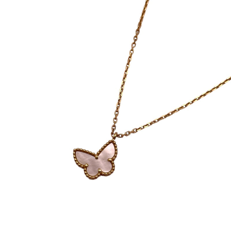 ヴァンクリーフ＆アーペル Van Cleef & Arpels スウィートアルハンブラ パピヨンネックレス イエローゴールド 750YG/マザーオブパール マザーオブパール ジュエリー