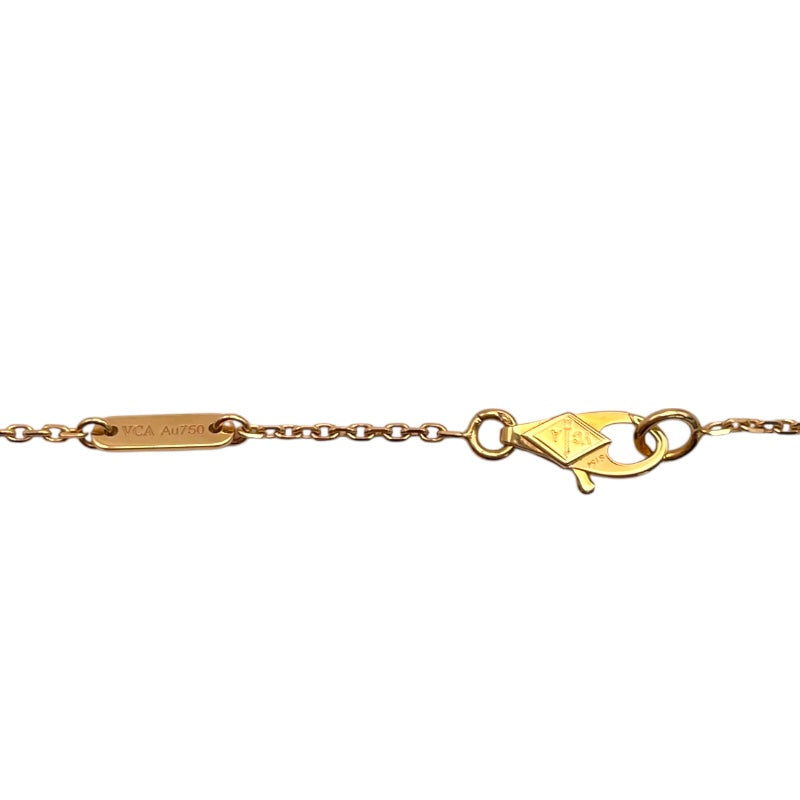 ヴァンクリーフ＆アーペル Van Cleef & Arpels スウィートアルハンブラ パピヨンネックレス イエローゴールド 750YG/マザーオブパール マザーオブパール ジュエリー