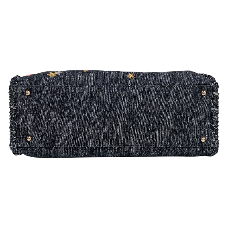 シャネル CHANEL ココマーク夜間飛行デニムチェーントート A31932 デニム レディース トートバッグ