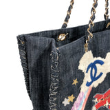 シャネル CHANEL ココマーク夜間飛行デニムチェーントート A31932 デニム レディース トートバッグ