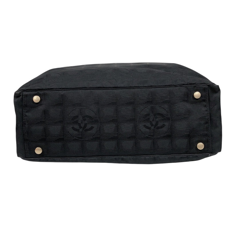シャネル CHANEL ニュートラベルライン トートバッグGM A15825 ブラック ナイロンジャガード ユニセックス トートバッグ