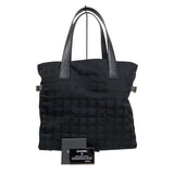 シャネル CHANEL ニュートラベルライン トートバッグGM A15825 ブラック ナイロンジャガード ユニセックス トートバッグ