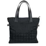 シャネル CHANEL ニュートラベルライン トートバッグGM A15825 ブラック ナイロンジャガード ユニセックス トートバッグ