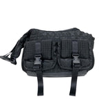 シャネル CHANEL チョコバースポーツライン2WAYショルダー A33035 ブラック　 サテン ユニセックス ボディバッグ