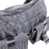 シャネル CHANEL チョコバースポーツライン2WAYショルダー A33035 ブラック　 サテン ユニセックス ボディバッグ