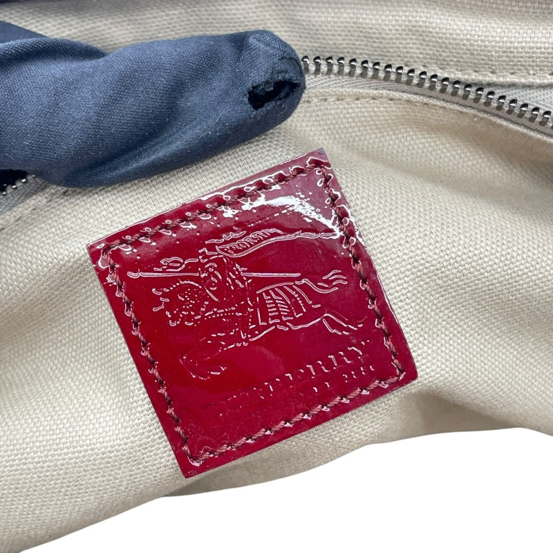 バーバリー BURBERRY バーバリーチェックトートバッグ チェック柄 PVC/エナメル レディース トートバッグ