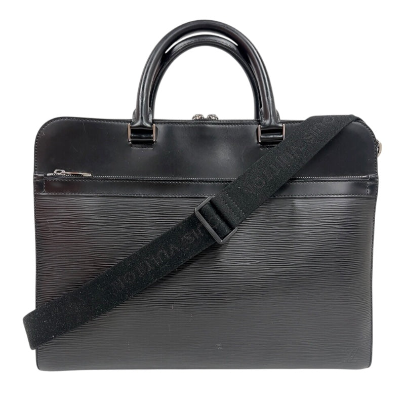 ルイ・ヴィトン LOUIS VUITTON バサーノMM M54032 ノワール　シルバー金具 エピ メンズ ショルダーバッグ