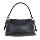 フェンディ FENDI マンマバケットミディアム 8BR833 ブラック　ゴールド金具 ナッパレザー レディース ショルダーバッグ