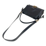 フェンディ FENDI マンマバケットミディアム 8BR833 ブラック　ゴールド金具 ナッパレザー レディース ショルダーバッグ
