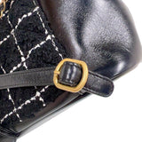 シャネル CHANEL ツイードバックパック AS4493 ブラック　ゴールド金具 ラムスキン/ツイード レディース リュック・デイパック