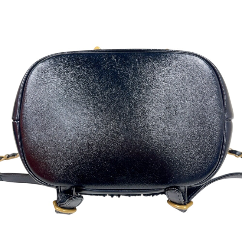 シャネル CHANEL ツイードバックパック AS4493 ブラック　ゴールド金具 ラムスキン/ツイード レディース リュック・デイパック