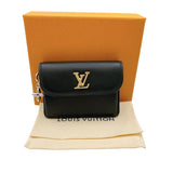 ルイ・ヴィトン LOUIS VUITTON ポルトカルトレクト・ヴェルソLVブルーム M14626 ノワール カーフレザー ユニセックス カードケース