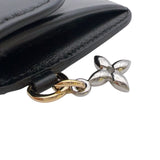 ルイ・ヴィトン LOUIS VUITTON ポルトカルトレクト・ヴェルソLVブルーム M14626 ノワール カーフレザー ユニセックス カードケース