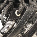 ジミーチュウ JIMMY CHOO レースローカットスニーカー JCWJC8TRZ ブラック レザー レディース スニーカー