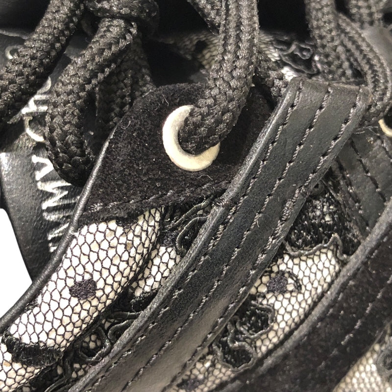 ジミーチュウ JIMMY CHOO レースローカットスニーカー JCWJC8TRZ ブラック レザー レディース スニーカー