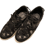 ジミーチュウ JIMMY CHOO レースローカットスニーカー JCWJC8TRZ ブラック レザー レディース スニーカー