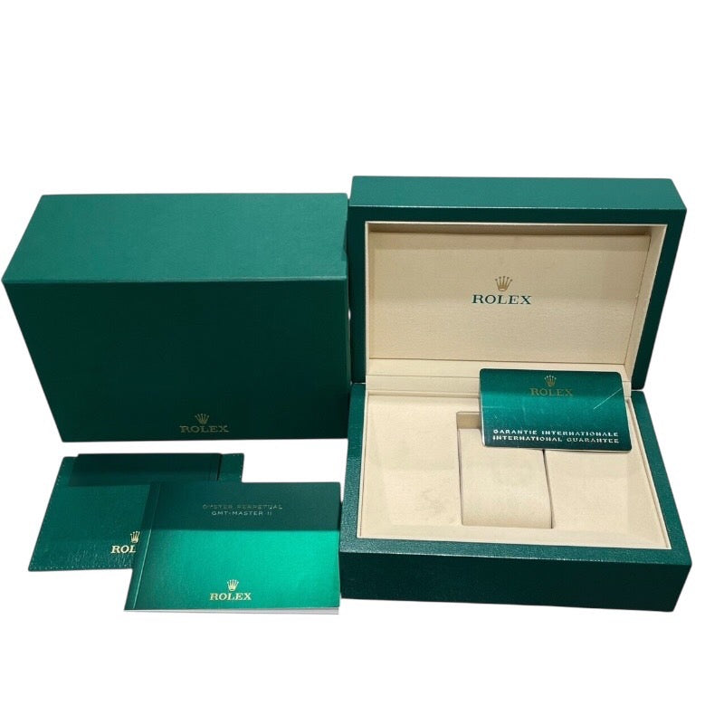 ロレックス ROLEX GMTマスター2 126713GRNR ブラック K18/SS メンズ 腕時計