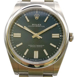 ロレックス ROLEX オイスターパーペチュアル41 124300 ネイビー SS メンズ 腕時計