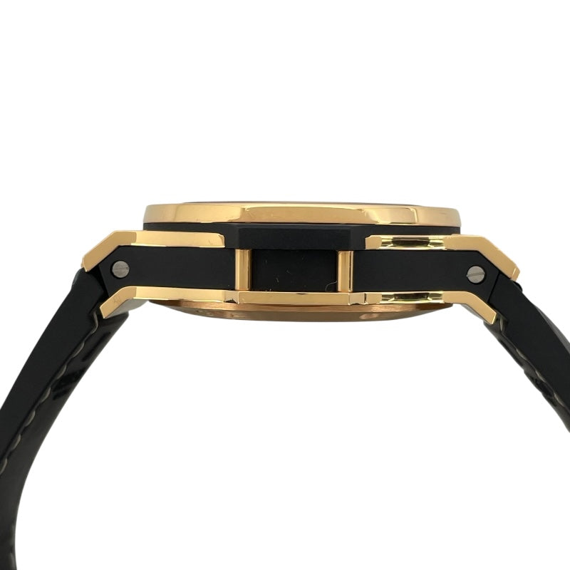 ウブロ HUBLOT ビッグバン ゴールド パヴェ 301PX.130.RX.174 ブラック K18PG 自動巻き メンズ 腕時計
