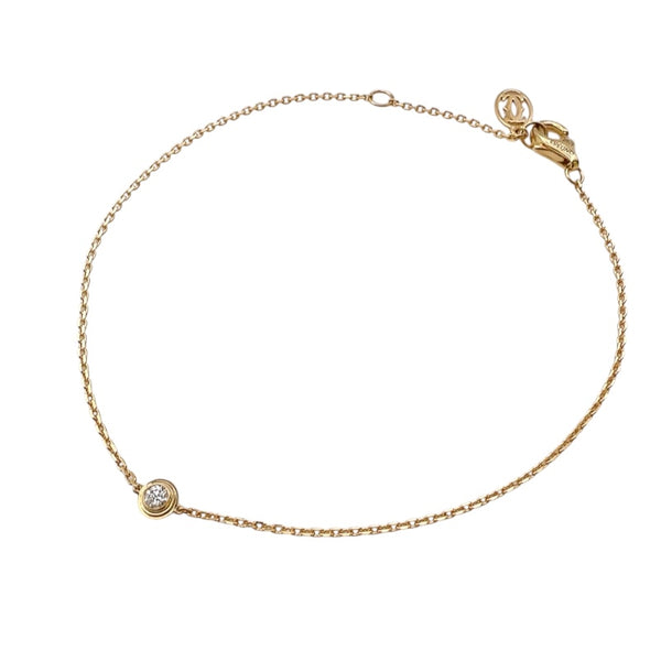 カルティエ Cartier ダムール ブレスレットXS イエローゴールド 750YG ジュエリー