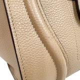 セリーヌ CELINE ラゲージマイクロショッパー 167793 ベージュ　シルバー金具 カーフ レディース ハンドバッグ