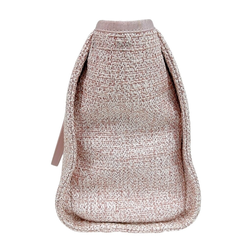 シャネル CHANEL ドーヴィルMM A67001 ピンク ゴールド金具 ストロー レディース トートバッグ