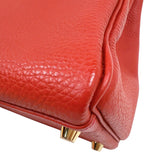 エルメス HERMES ケリー32 内縫い □Q刻印　(2013年製) ヴァーミリオン　ゴールド金具 トゴ レディース ハンドバッグ