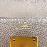 エルメス HERMES ケリー32 内縫い C刻印　(2018年製) エトゥープ　ゴールド金具 トゴ レディース ハンドバッグ