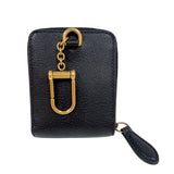 グッチ GUCCI マルチコインケース＆カードホルダー 721903 ブラック、ホワイト　ゴールド金具 レザー ユニセックス コインケース