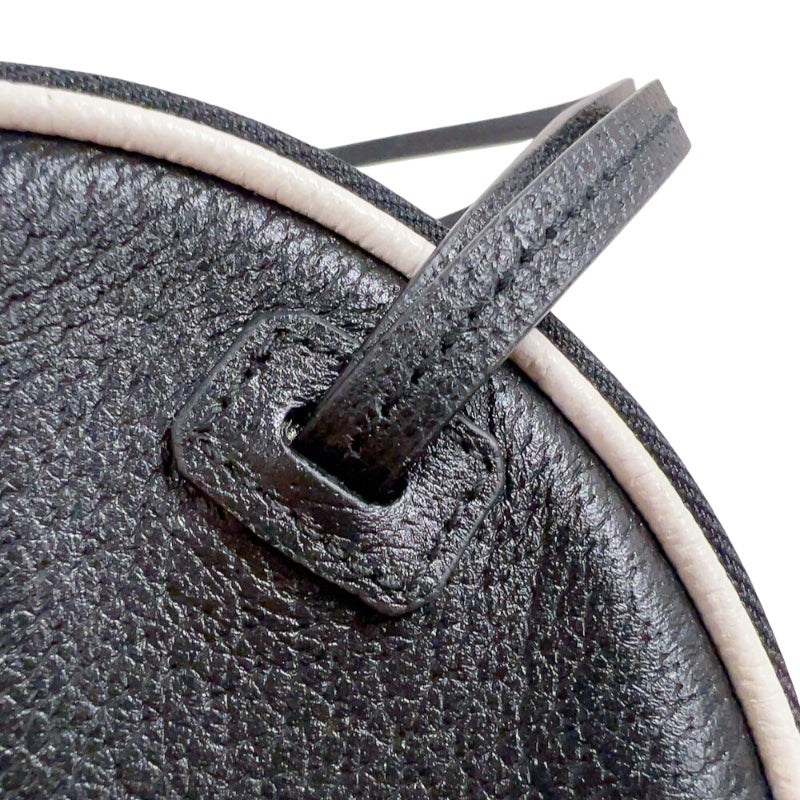 グッチ GUCCI マルチコインケース＆カードホルダー 721903 ブラック、ホワイト　ゴールド金具 レザー ユニセックス コインケース