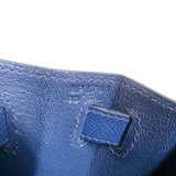 エルメス HERMES ケリー28 外縫い W刻印　(2024年製) ブルーネイビー　ゴールド金具 ヴォーエプソン レディース ハンドバッグ