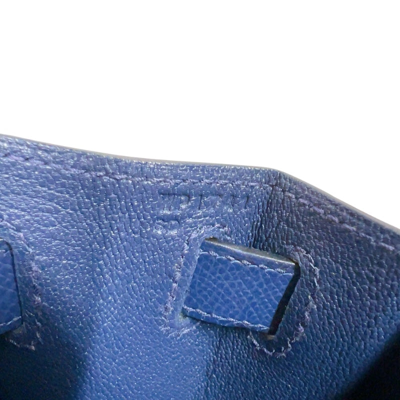 エルメス HERMES ケリー28 外縫い W刻印　(2024年製) ブルーネイビー　ゴールド金具 ヴォーエプソン レディース ハンドバッグ
