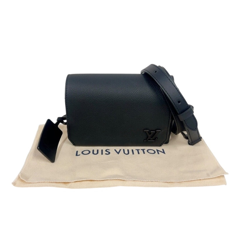 ルイ・ヴィトン LOUIS VUITTON ファストライン・ウェアラブル ウォレット M82085 ブラック アエログラム メンズ ショルダーバッグ