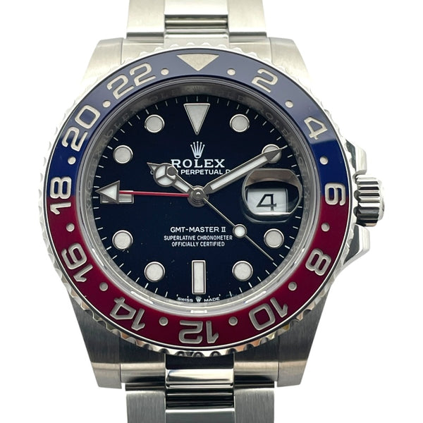 ロレックス ROLEX GMTマスター2 126710BLRO ブラック SS 自動巻き メンズ 腕時計
