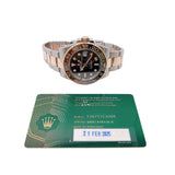 ロレックス ROLEX GMTマスター2 126711CHNR ブラック PG/SS メンズ 腕時計