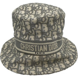 クリスチャン・ディオール Christian Dior オブリーク総柄ボブハット 11D0B923I132 グレー コットン メンズ その他ファッション雑貨