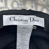 クリスチャン・ディオール Christian Dior オブリーク総柄ボブハット 11D0B923I132 グレー コットン メンズ その他ファッション雑貨
