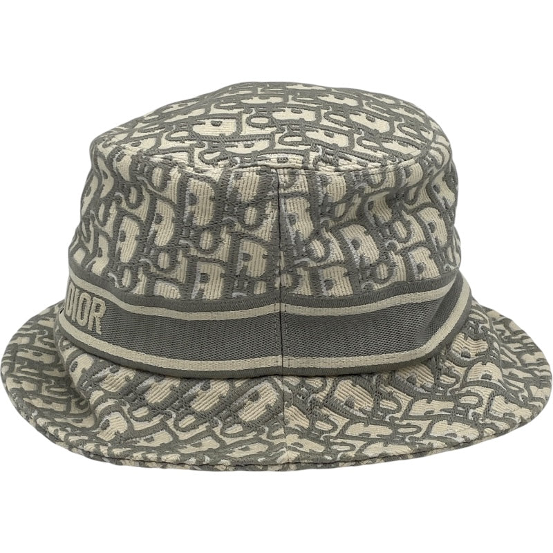 クリスチャン・ディオール Christian Dior オブリーク総柄ボブハット 11D0B923I132 グレー コットン メンズ その他ファッション雑貨