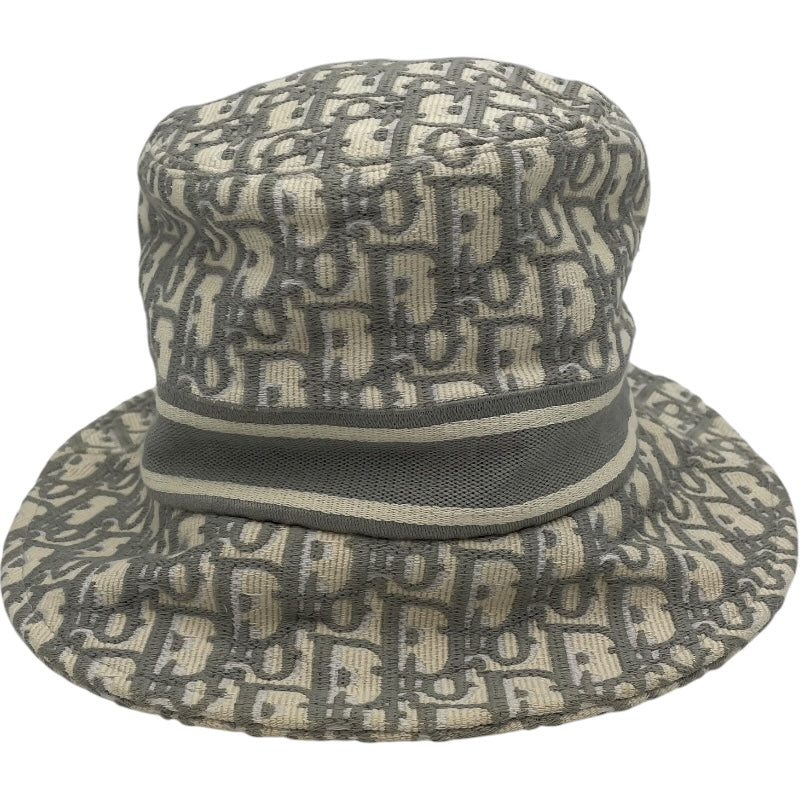 クリスチャン・ディオール Christian Dior オブリーク総柄ボブハット 11D0B923I132 グレー コットン メンズ その他ファッション雑貨