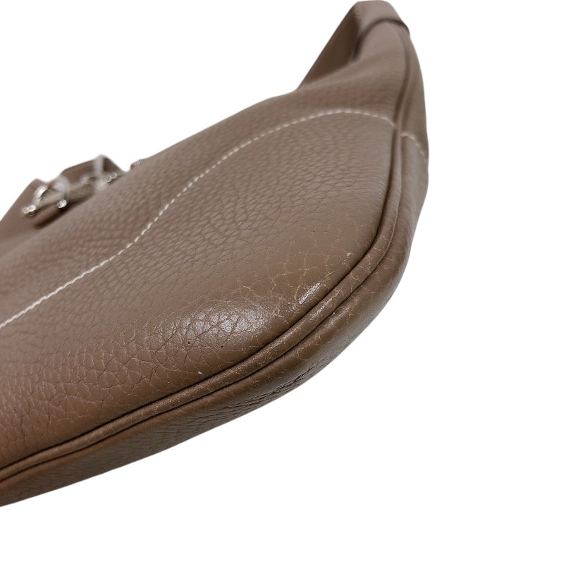 エルメス HERMES トリム35 □I刻印　(2005年製) エトゥープ　シルバー金具 トリヨンクレマンス レディース ハンドバッグ