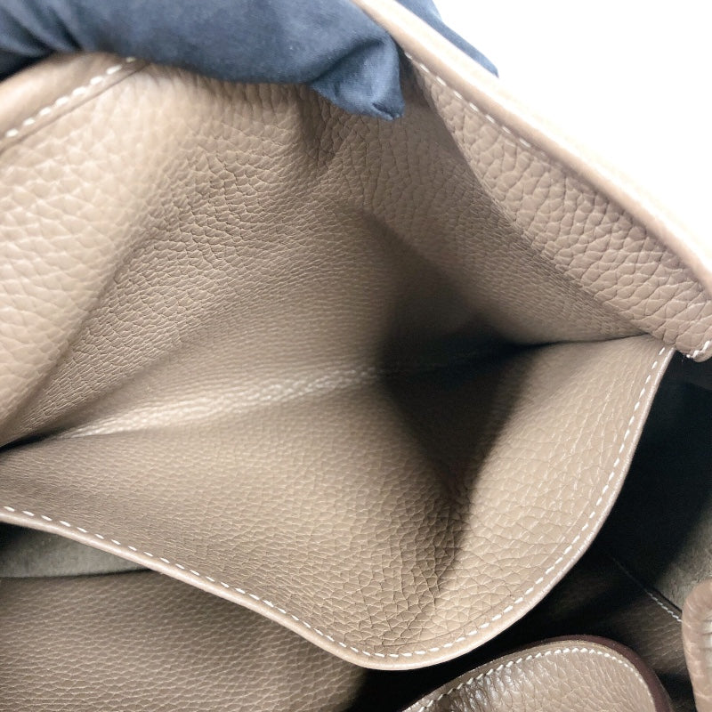 エルメス HERMES トリム35 □I刻印　(2005年製) エトゥープ　シルバー金具 トリヨンクレマンス レディース ハンドバッグ