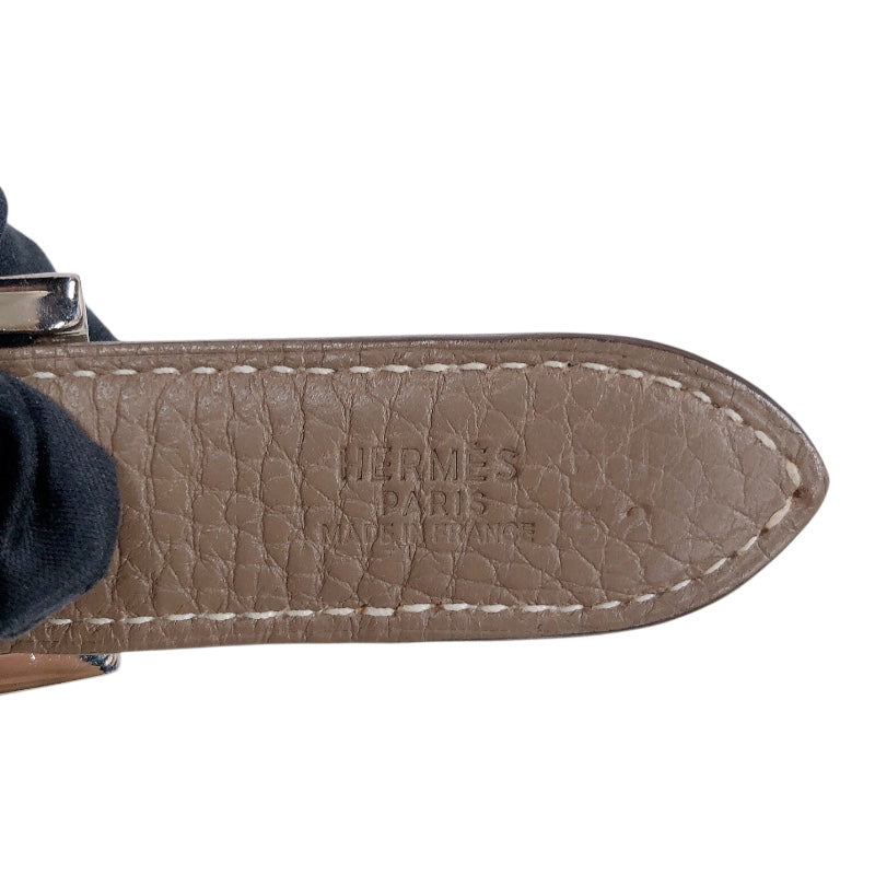 エルメス HERMES トリム35 □I刻印　(2005年製) エトゥープ　シルバー金具 トリヨンクレマンス レディース ハンドバッグ