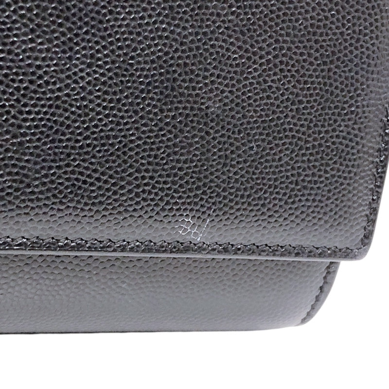 サンローラン SAINT LAURENT ケイトミディアム 364021 ブラック カーフ レディース ショルダーバッグ